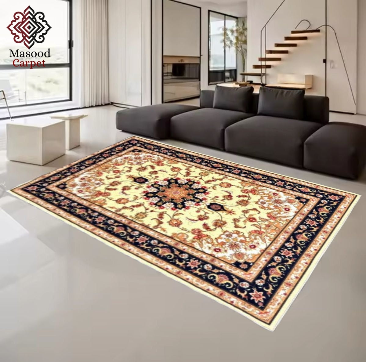 Baige Premium Non-woven Rug