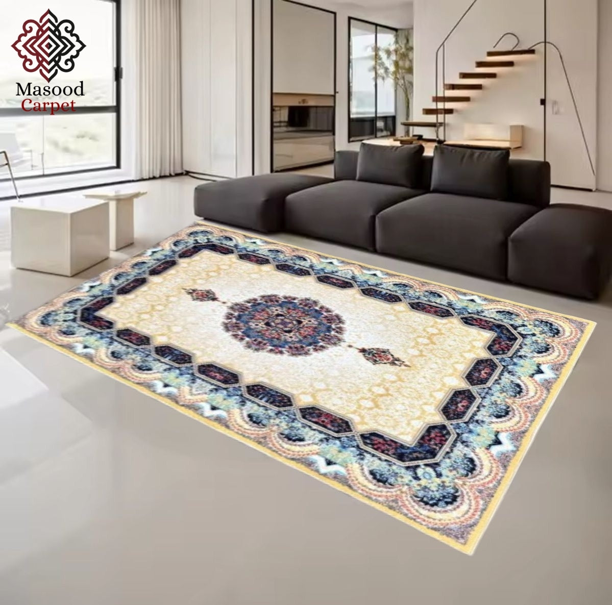 Digital Royal Printed Non-Woven Rug