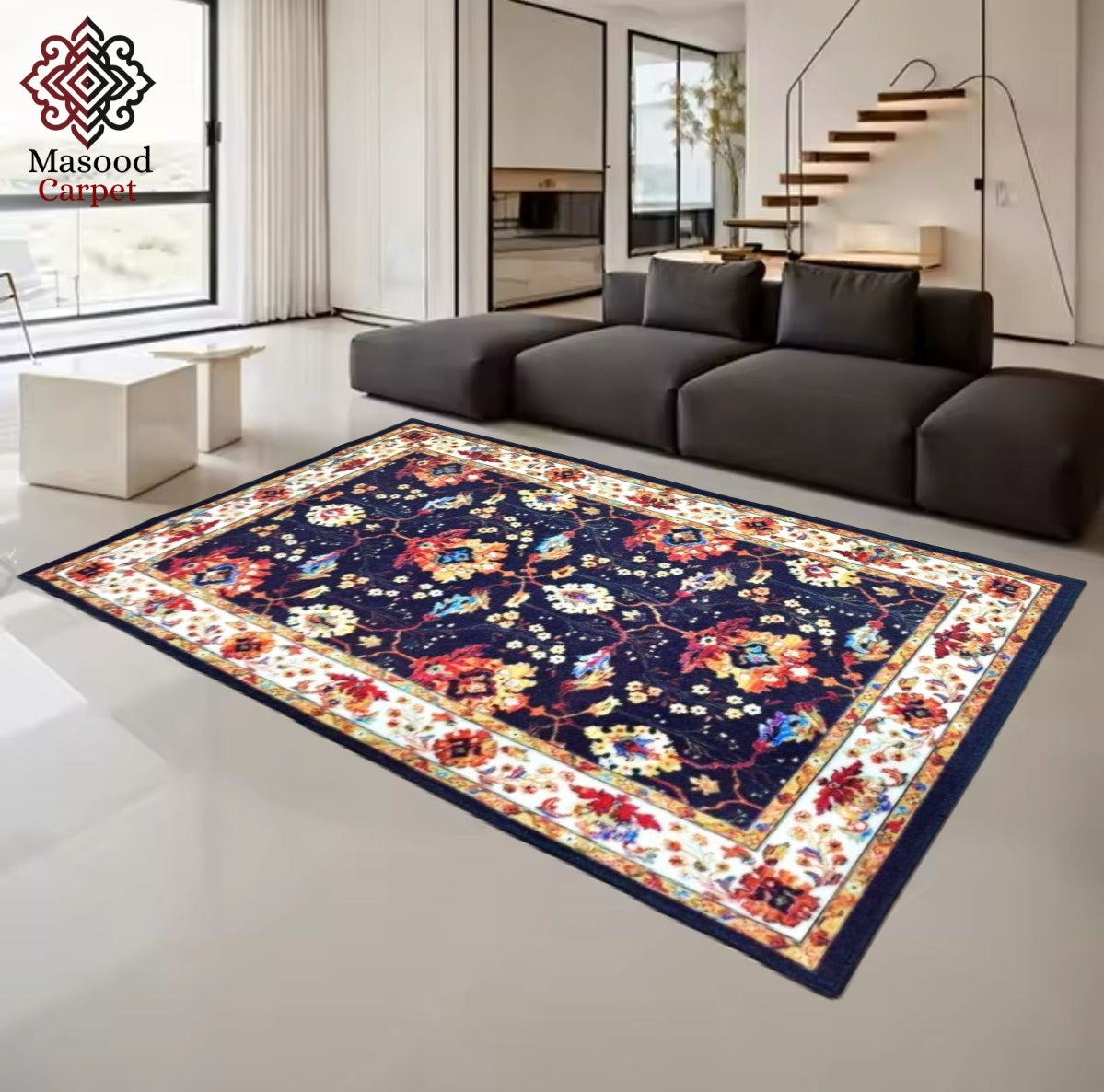 Traditional Printed Non-Woven Rug