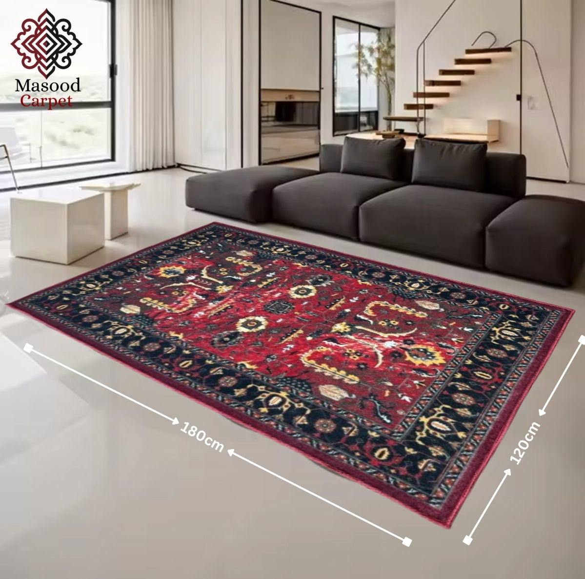 Traditional Printed Non-Woven Rug