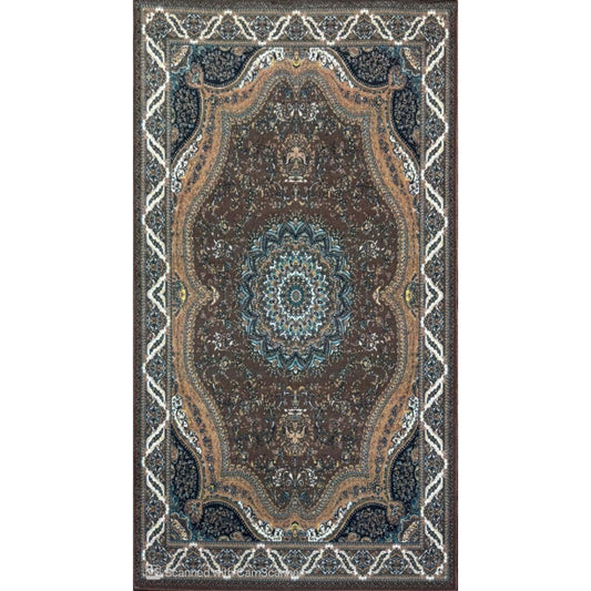 Chocolate brown Digital Rug