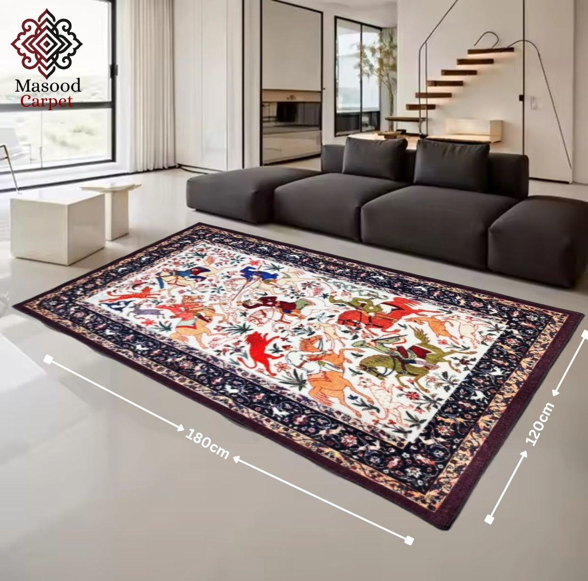 Animal Hand Made Non-Woven Rug