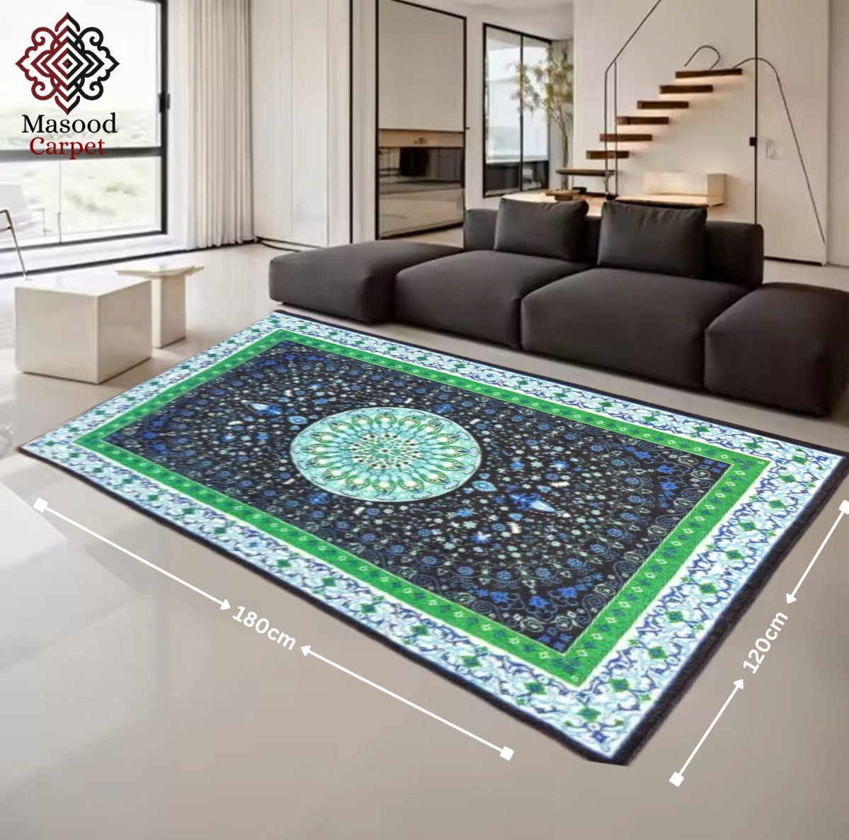 Traditional Printed Non-Woven Rug