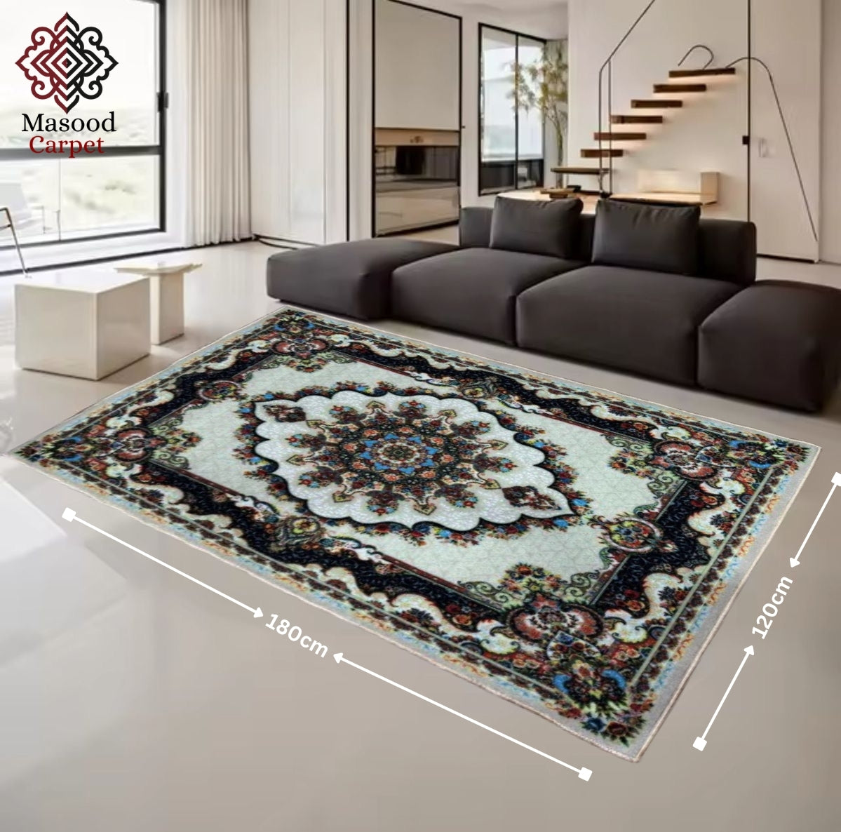 Traditional Printed Non-Woven Rug