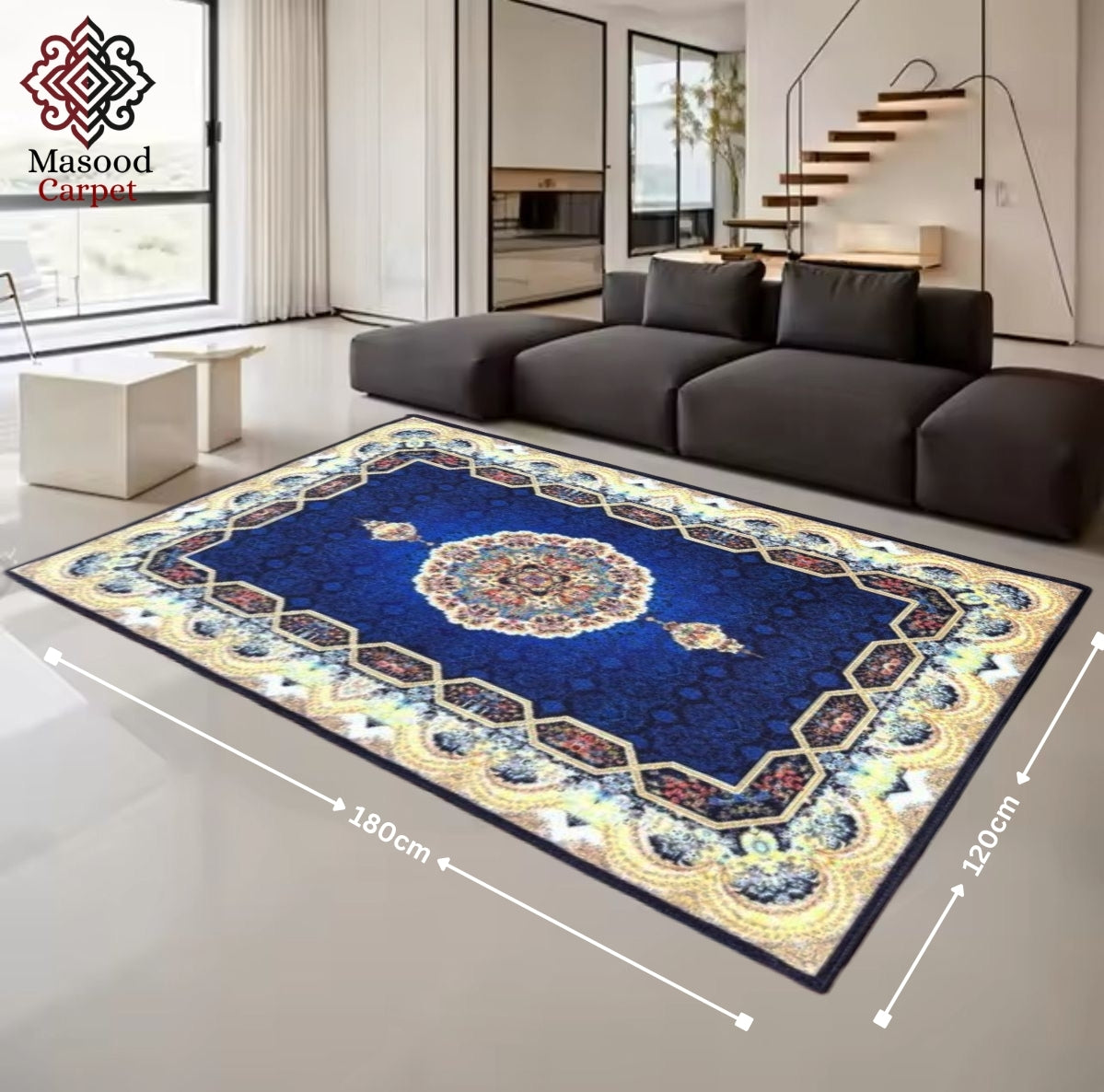 Digital Royal Printed Non-Woven Rug