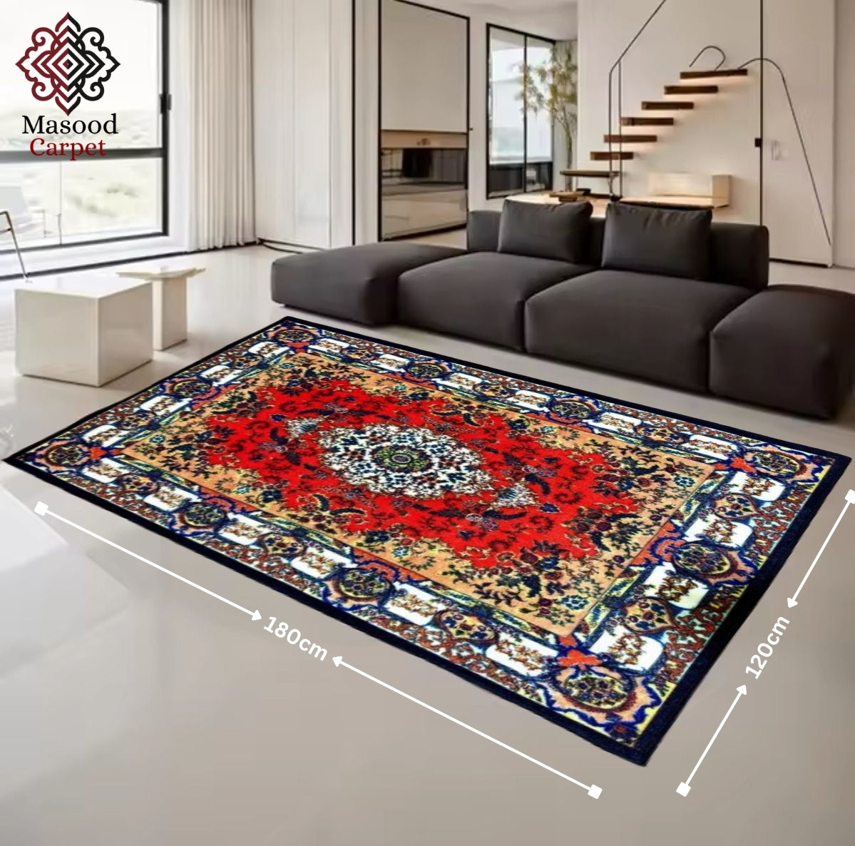 Traditional Printed Non-Woven Rug