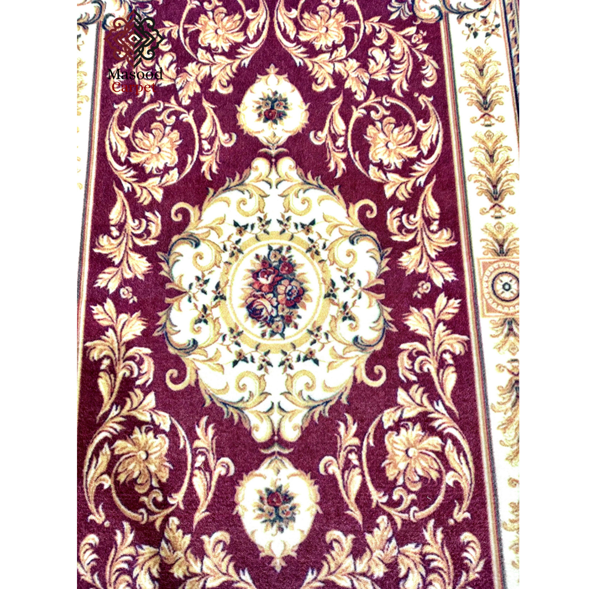 Red Traditional Non-Woven Rug