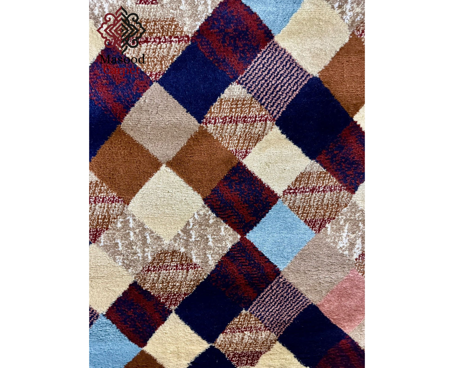 Asian Check large Rug
