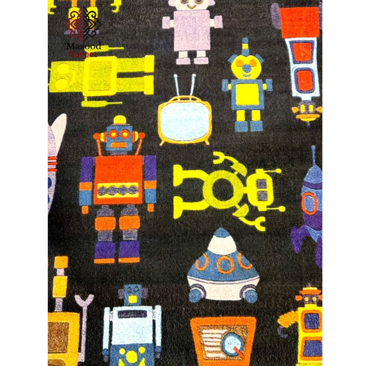 TBR Black Non-Woven Rug