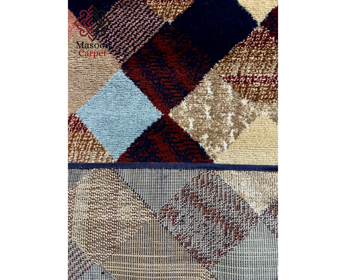 Asian Check large Rug