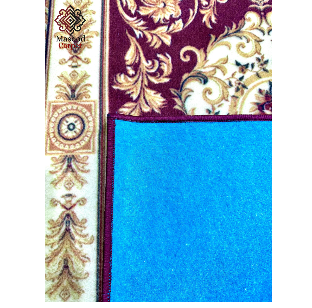 Red Traditional Non-Woven Rug