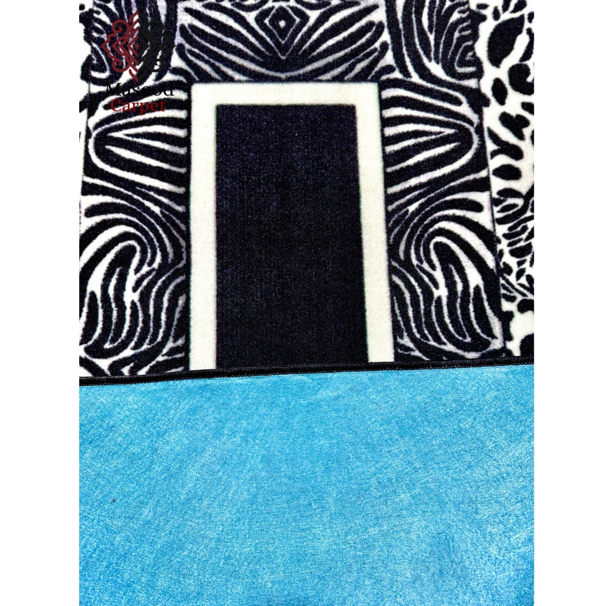 Black Tiger Non-Woven Rug
