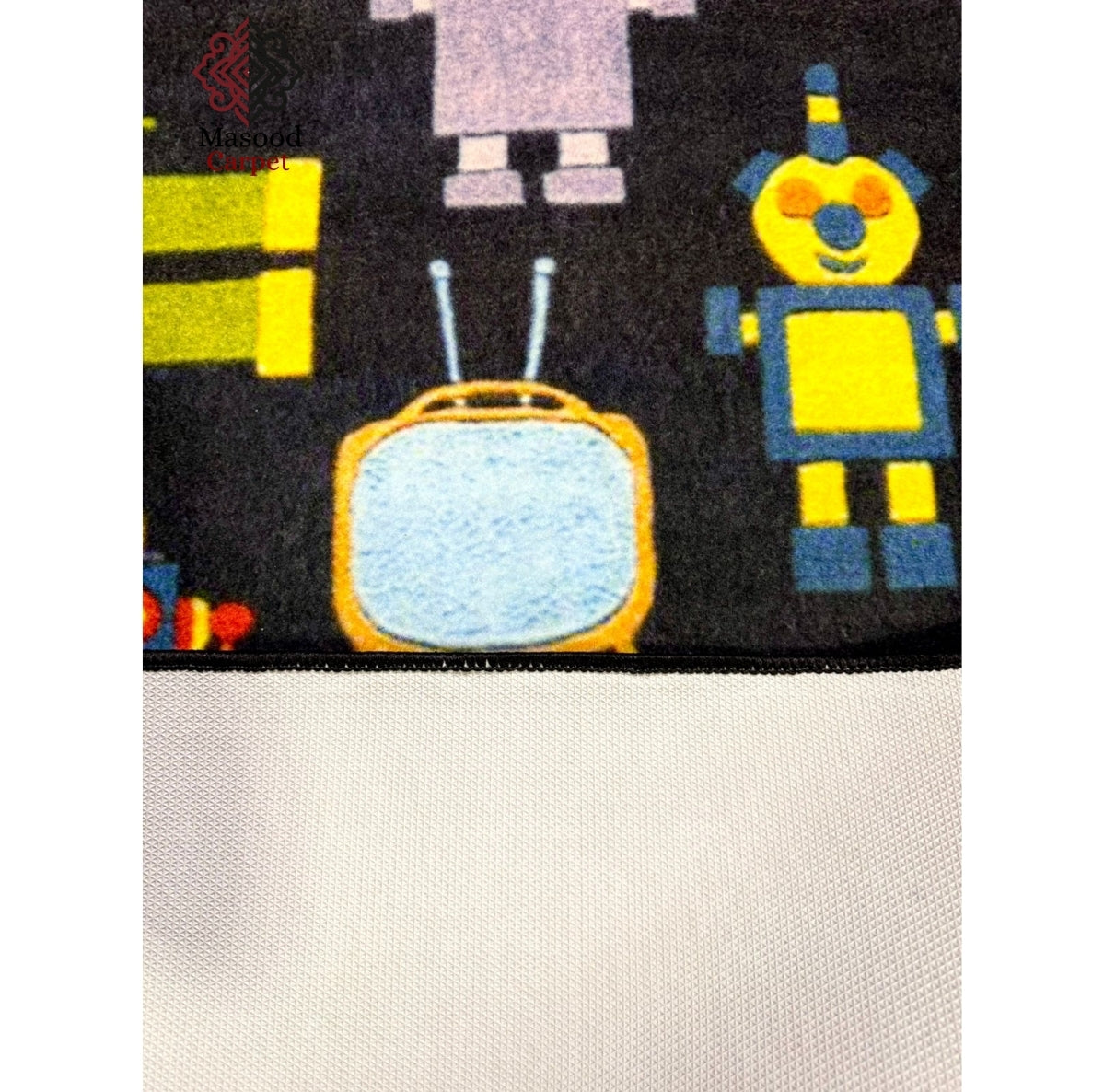TBR Black Non-Woven Rug