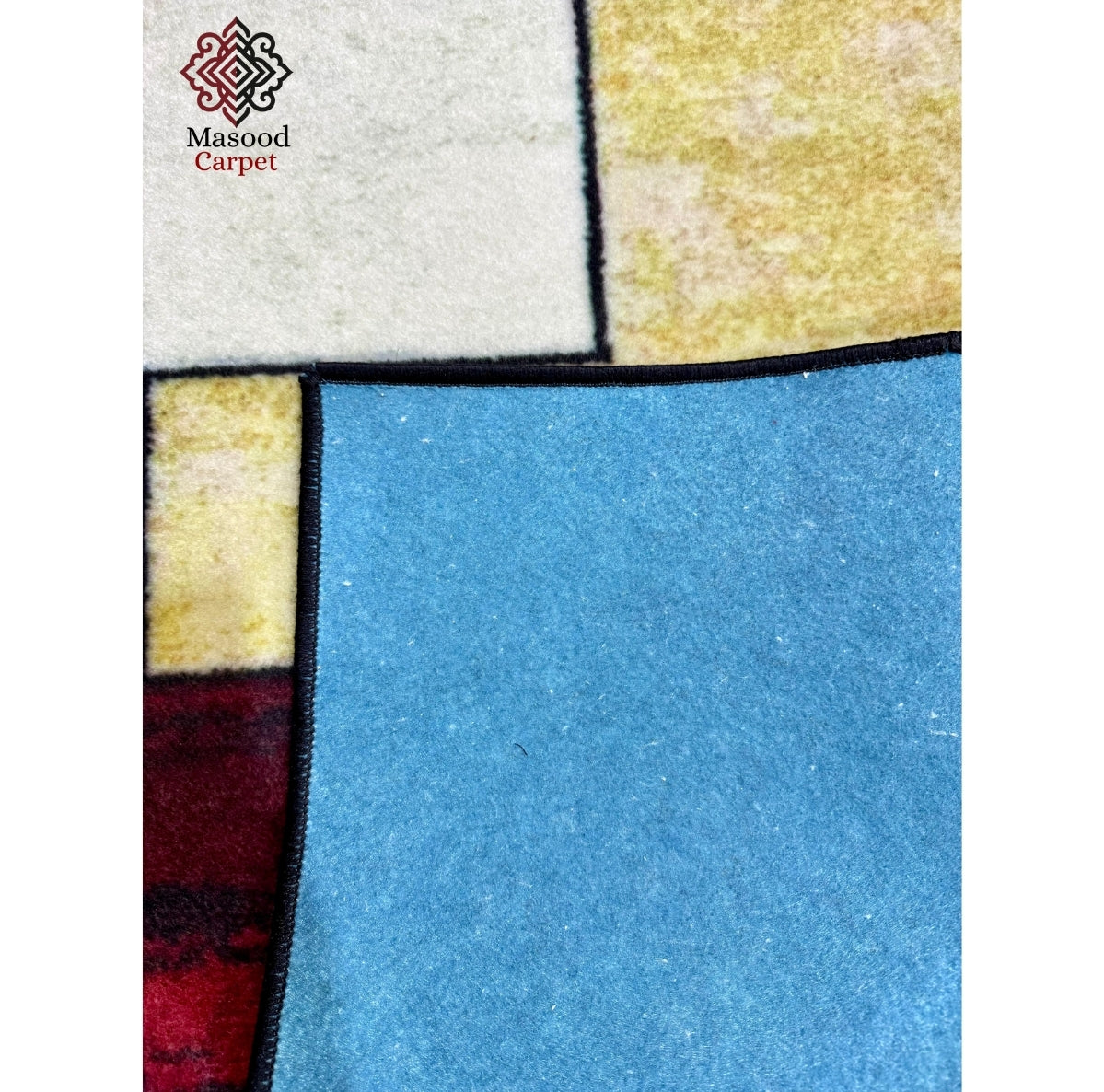 Digital Geomstric Non-Woven Rug