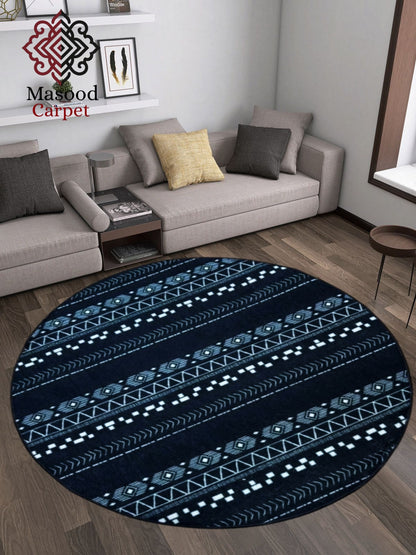 Digital Round Printed Rug