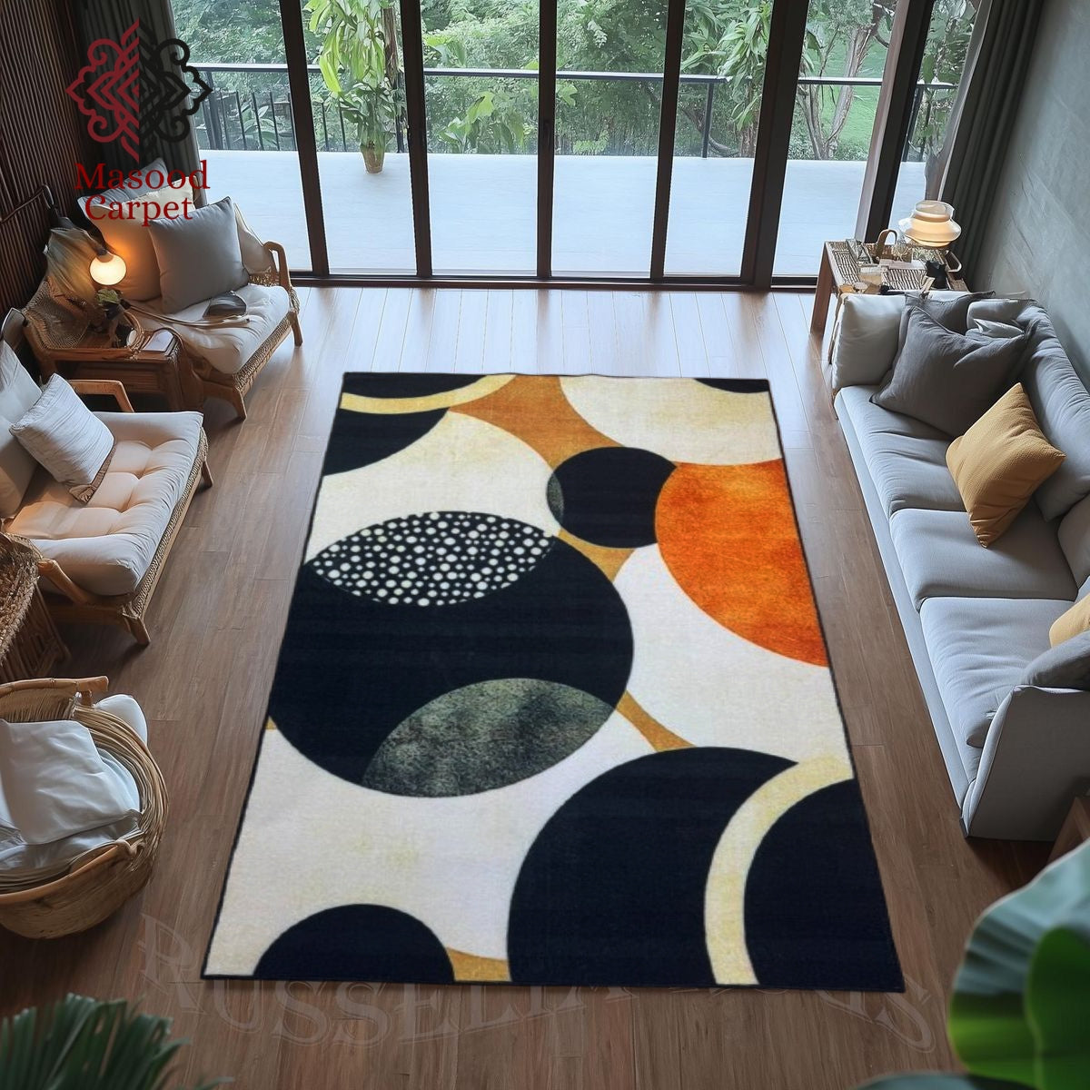 Modern Digital Printed Rug