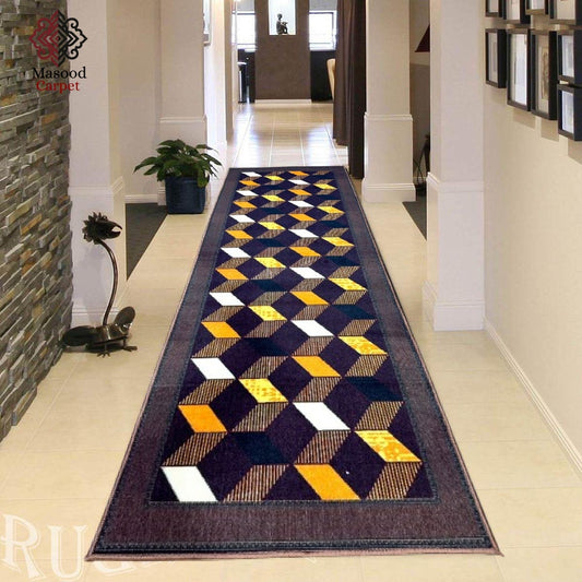 Geomatric Design Non-Woven Runner