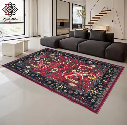 Traditional Printed Non-Woven Rug