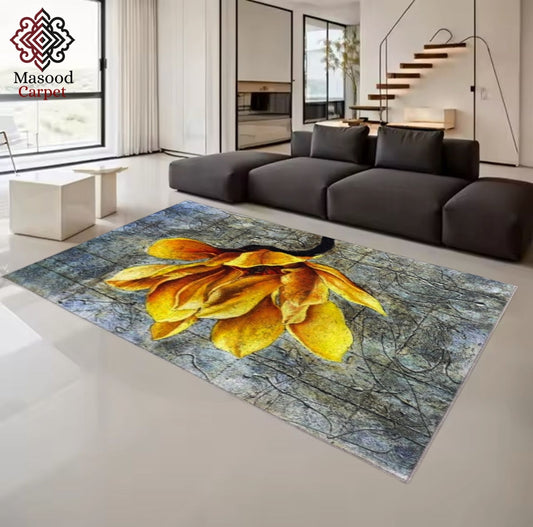 Traditional Printed Non-Woven Rug