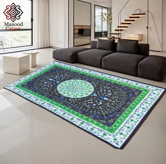 Traditional Printed Non-Woven Rug