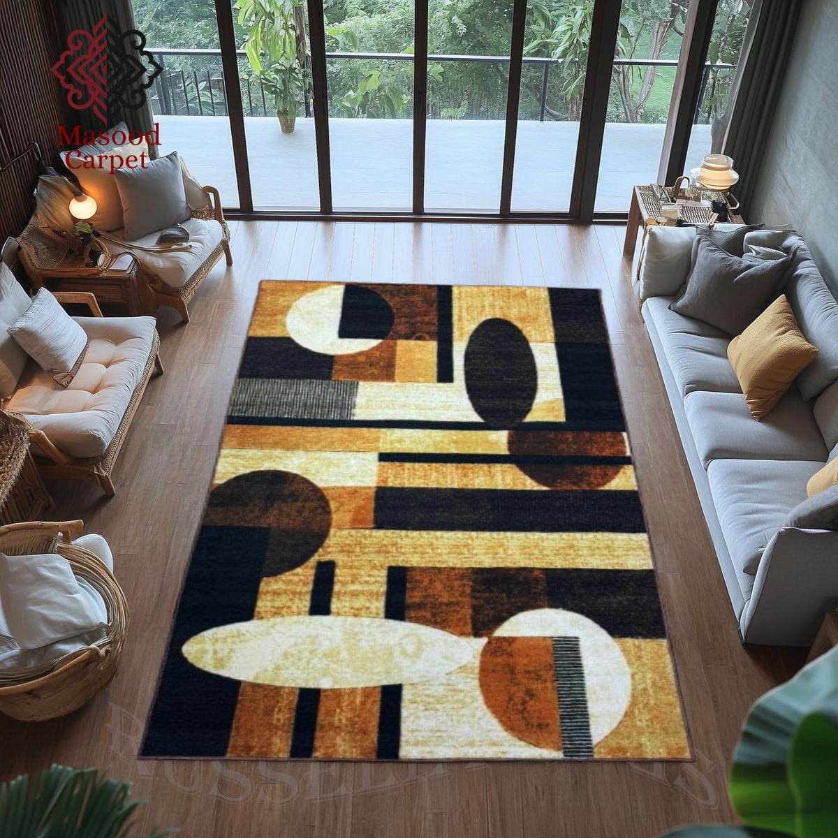 Modern Digial Printed Rug