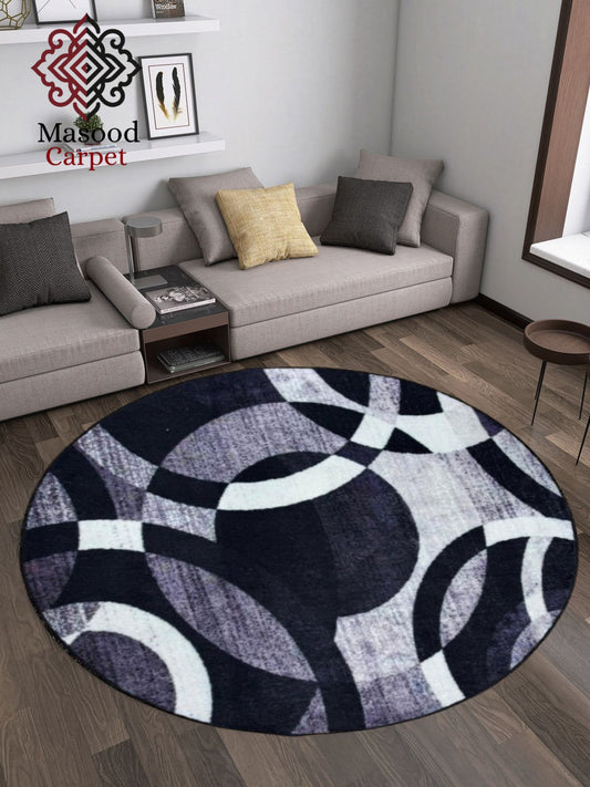 Digital Round Rug