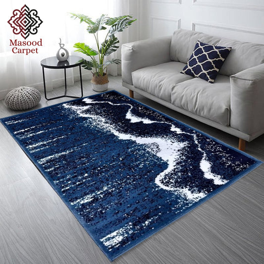 Blue Modren Turkish Rug