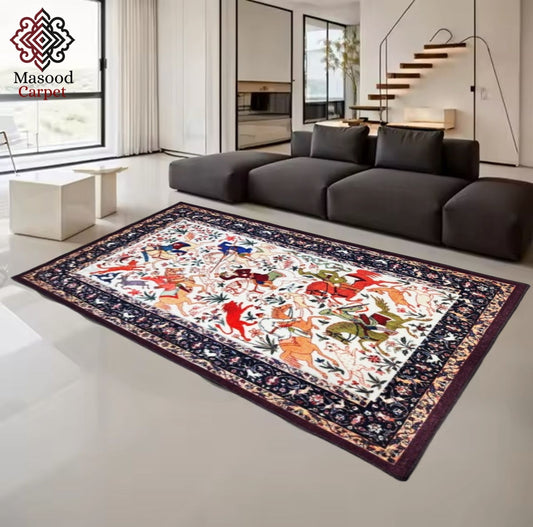 Animal Hand Made Non-Woven Rug