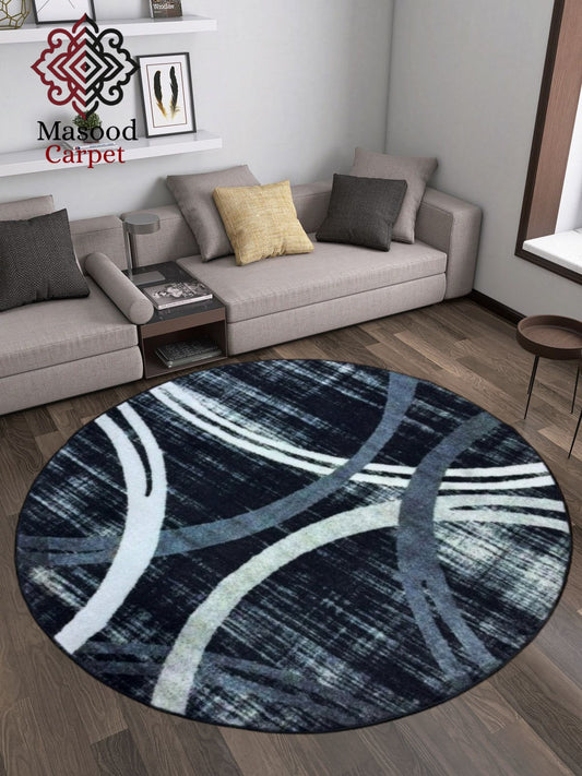 Digital Round Printed Rug