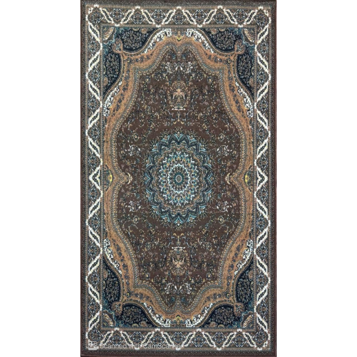 Chocolate brown Digital Rug