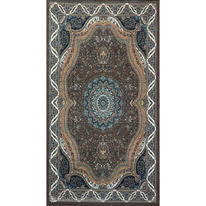 Chocolate brown Digital Rug