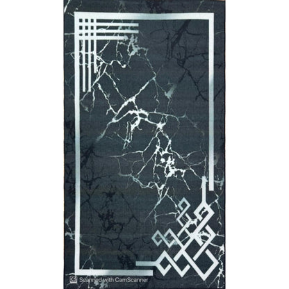 Black Gray Classic Rug