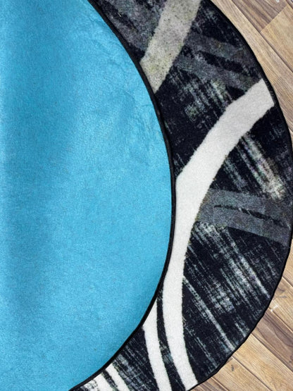 Digital Round Printed Rug