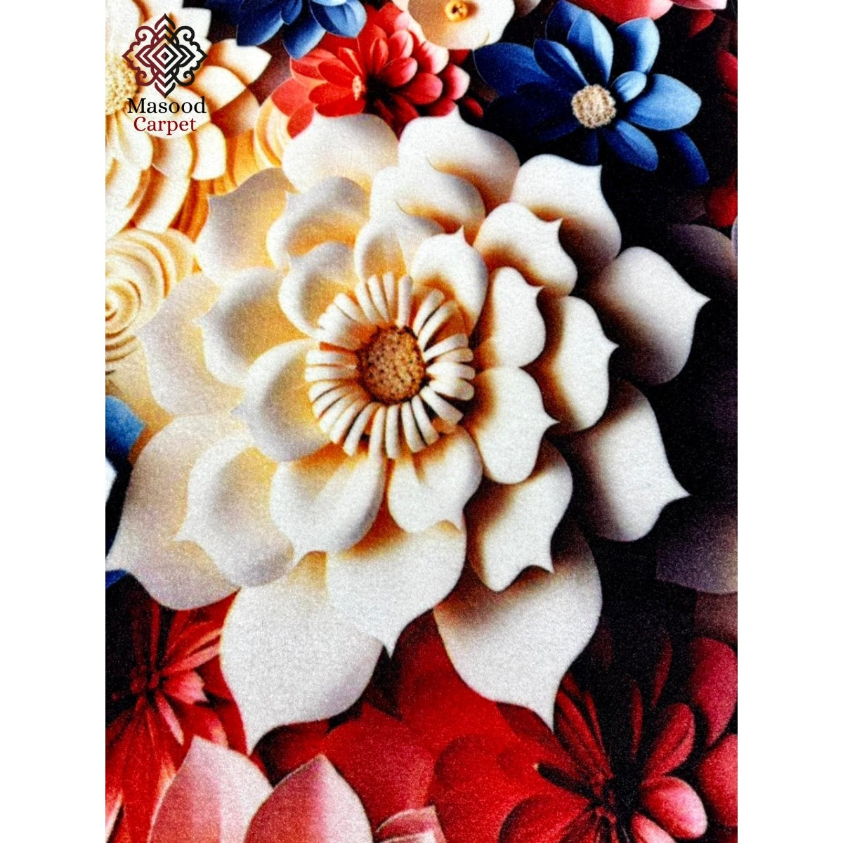Flowerel Non-Woven Rug
