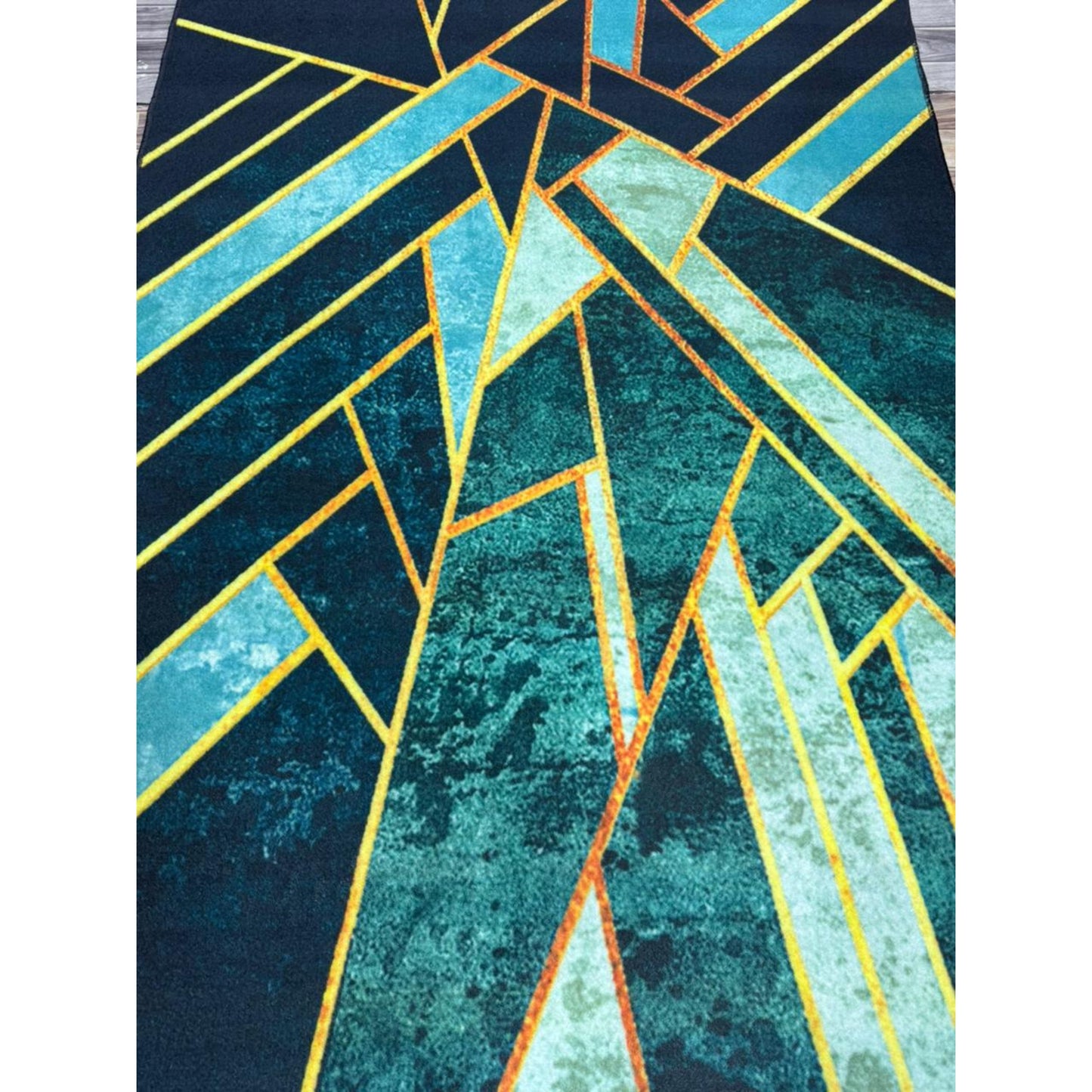 Greenish Classic Printed Rug