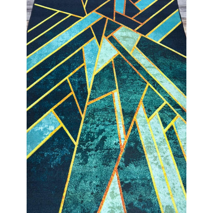 Greenish Classic Printed Rug