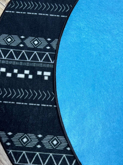 Digital Round Printed Rug