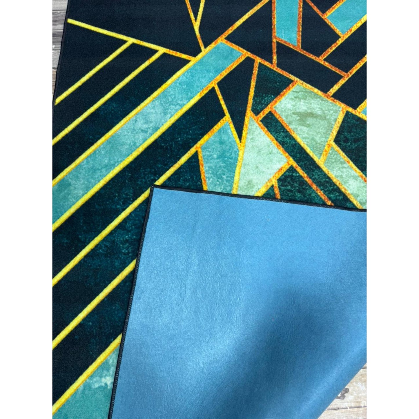 Greenish Classic Printed Rug