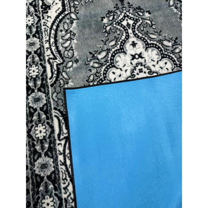 Gray traditional Printed Rug