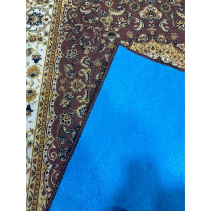 Brown Traditional Printed Rug